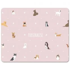 Harlow & Lloyd Personalised Dog Pattern Mouse Mat Pet Lovers