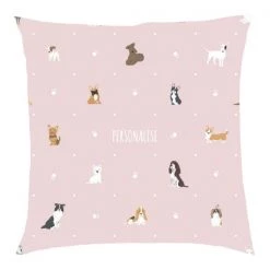 Harlow & Lloyd Personalised Dog Pattern Cushion
