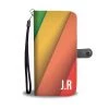 Wc-fulfillment Accessories Personalized LGBT Diagonal Flag Phone Wallet Case