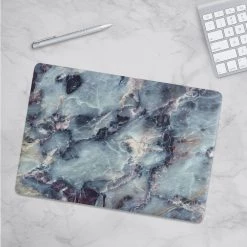 Harlow & Lloyd Macbook Cases Macbook Hard Shell Case - Blue Grey Marble