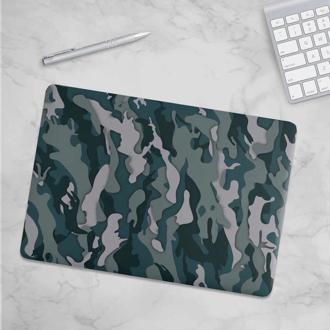 Harlow & Lloyd Macbook Hard Shell Case - Green Camo Macbook Cases 4 Harlow & Lloyd Macbook Hard Shell Case - Green Camo Macbook Cases