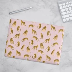 Harlow & Lloyd Macbook Hard Shell Case - Pink Leopard Macbook Cases