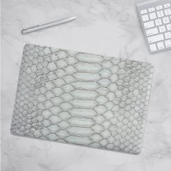 Harlow & Lloyd Macbook Cases Macbook Hard Shell Case - White Snake Skin