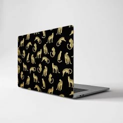 Harlow & Lloyd Macbook Cases Macbook Hard Shell Case - Black Leopard Pattern
