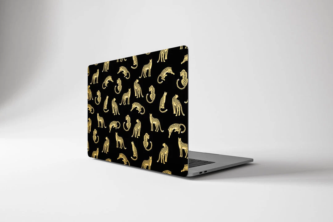 Harlow & Lloyd Macbook Cases Macbook Hard Shell Case - Black Leopard Pattern 4 Harlow & Lloyd Macbook Cases Macbook Hard Shell Case - Black Leopard Pattern