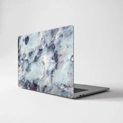 Harlow & Lloyd Macbook Cases Macbook Hard Shell Case - Blue Grey Marble