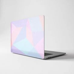 Harlow & Lloyd Personalized Macbook Hard Shell Case - Colorful Geometric Concrete Macbook Cases