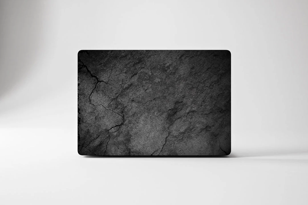 Harlow & Lloyd Macbook Hard Shell Case - Black Cracked Concrete Macbook Cases 5 Harlow & Lloyd Macbook Hard Shell Case - Black Cracked Concrete Macbook Cases