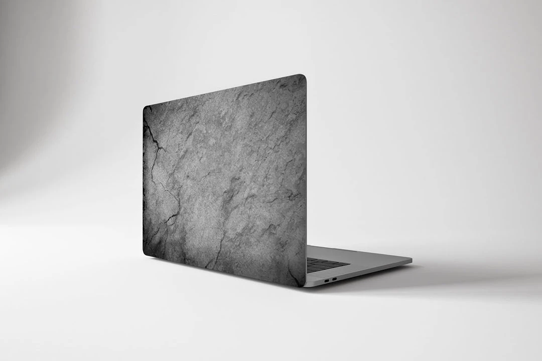 Harlow & Lloyd Macbook Hard Shell Case - Black Cracked Concrete Macbook Cases 4 Harlow & Lloyd Macbook Hard Shell Case - Black Cracked Concrete Macbook Cases