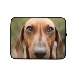 PF Laptop Sleeve With Custom Photo And Faux Fur Lining