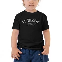 Harlow & Lloyd Toddler Short Sleeve Tee - Est. Year In Black T Shirts & Tanks