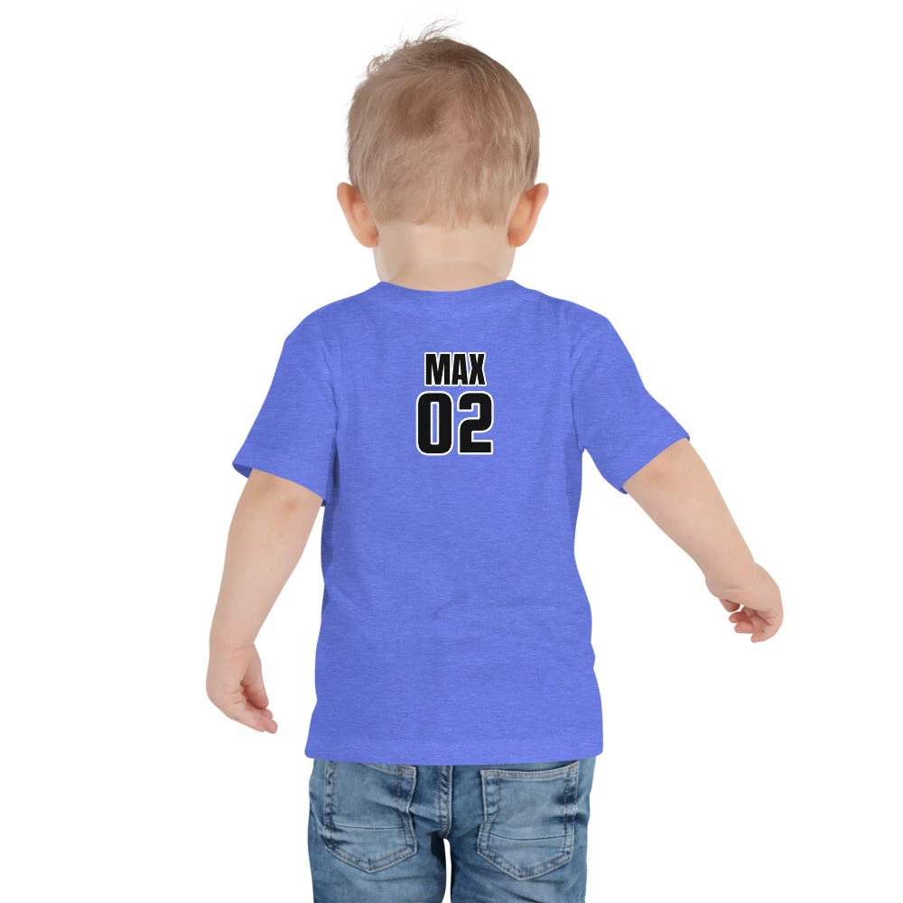 Harlow & Lloyd Toddler Short Sleeve Tee - Personalized Back In 4 Colors 7 Harlow & Lloyd Toddler Short Sleeve Tee - Personalized Back In 4 Colors