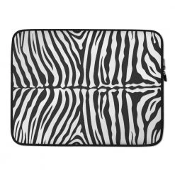 Harlow & Lloyd White Tiger Laptop Sleeve With Faux Fur Lining Laptop Sleeves