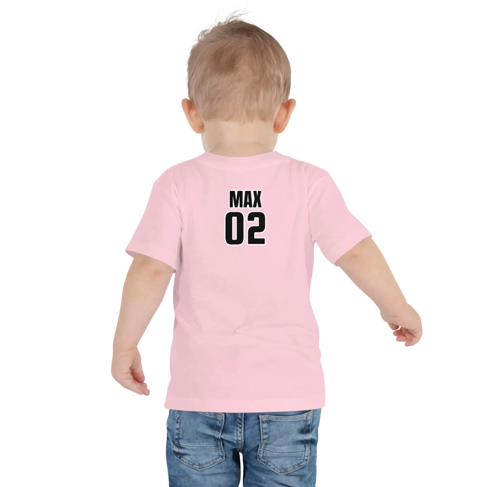 Harlow & Lloyd Toddler Short Sleeve Tee - Personalized Back In 4 Colors 8 Harlow & Lloyd Toddler Short Sleeve Tee - Personalized Back In 4 Colors
