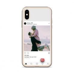 Harlow & Lloyd Phone Cases IPhone Case - Social Media With Custom Photo & Text