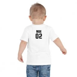 Harlow & Lloyd Toddler Short Sleeve Tee - Personalized Back In 4 Colors