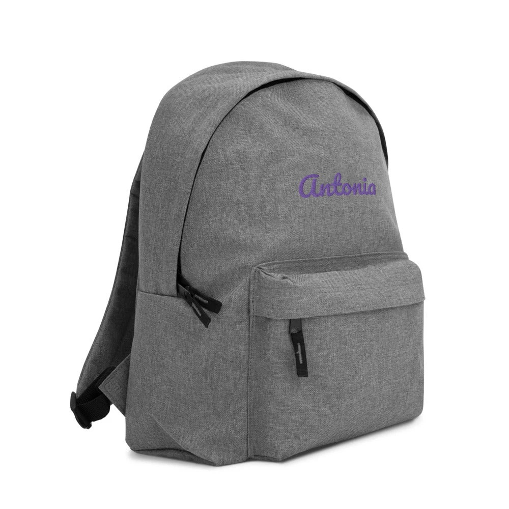 PF Personalized Embroidered Backpack 12 PF Personalized Embroidered Backpack