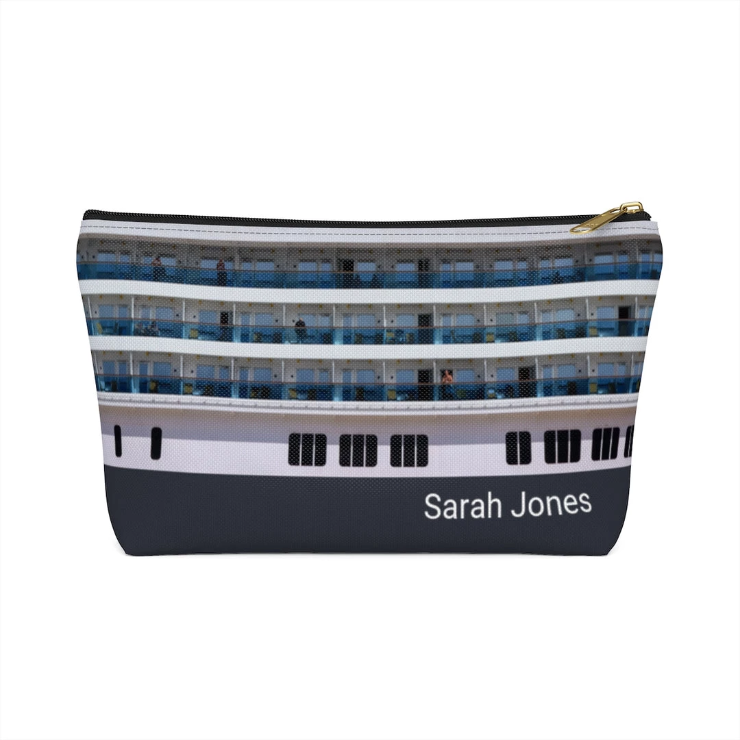 Printify Personalized Cruise Ship Accessory Pouch Bags 7 Printify Personalized Cruise Ship Accessory Pouch Bags