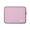 PF Personalized Laptop Sleeve - Soft Berry With Faux Fur Lining Laptop Sleeves