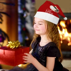 ThisNew Personalized Santa Hat With Custom Name
