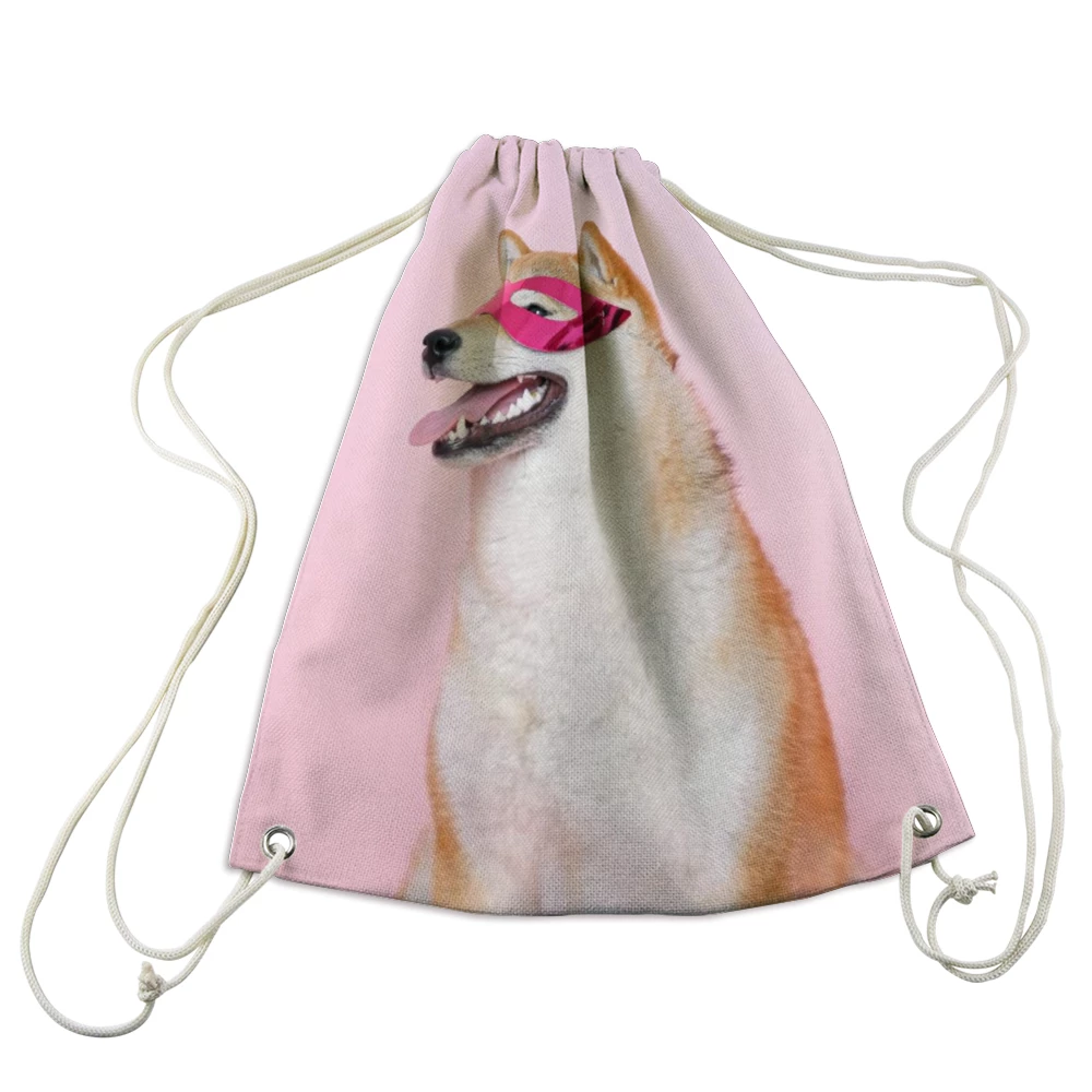 Harlow & Lloyd Custom Pet Photo Drawstring Bag 3 Harlow & Lloyd Custom Pet Photo Drawstring Bag